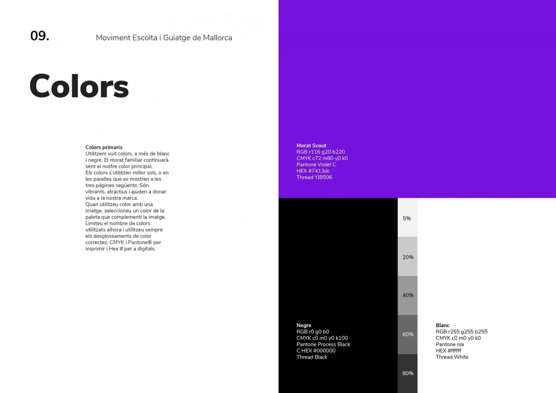 MEGM-Markenbuch, Seite 10 – gedruckt von Indigo Estudio Mallorca