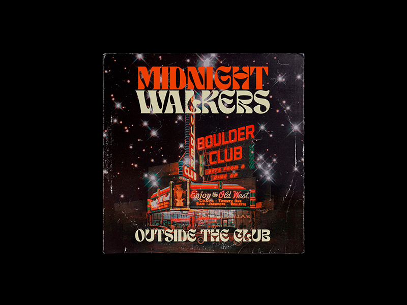Album für Midnight Walkers – Grafikdesign, Layout des Albums · Indigo Estudio, Mallorca