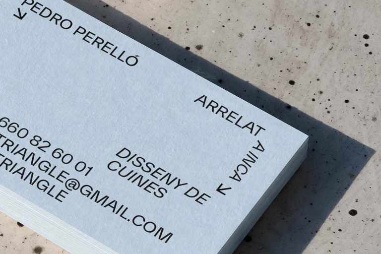 Espai Triangle – Grafikdesign, Briefpapier · Indigo Estudio, Mallorca