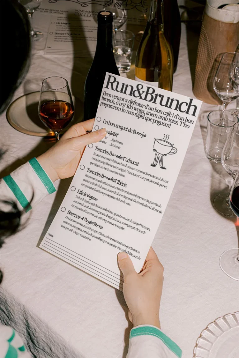 Silos Brunch Mediterrani – Branding, Layout · Indigo Estudio, Mallorca