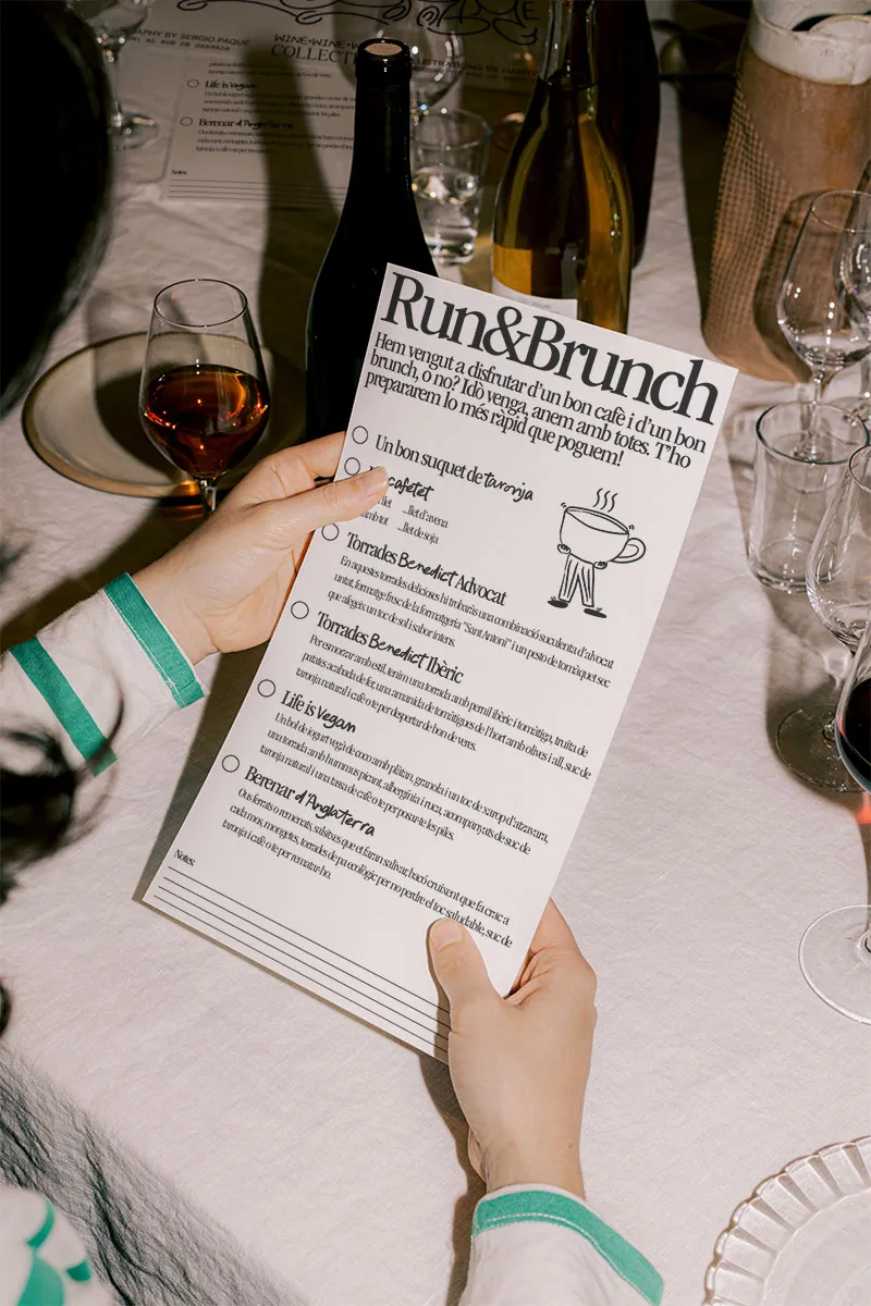 Silos Brunch Mediterrani – Branding, Layout · Indigo Estudio, Mallorca