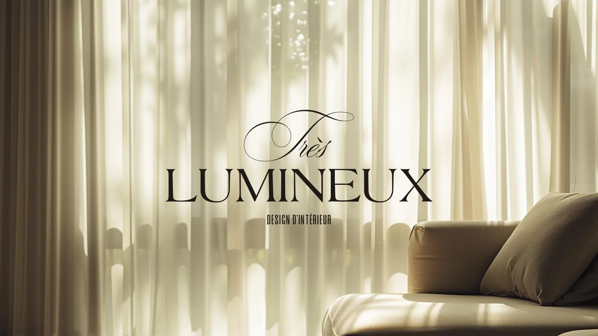 Identité visuelle de Très Lumineux — un graphisme élégant signé Indigo Estudio Mallorca