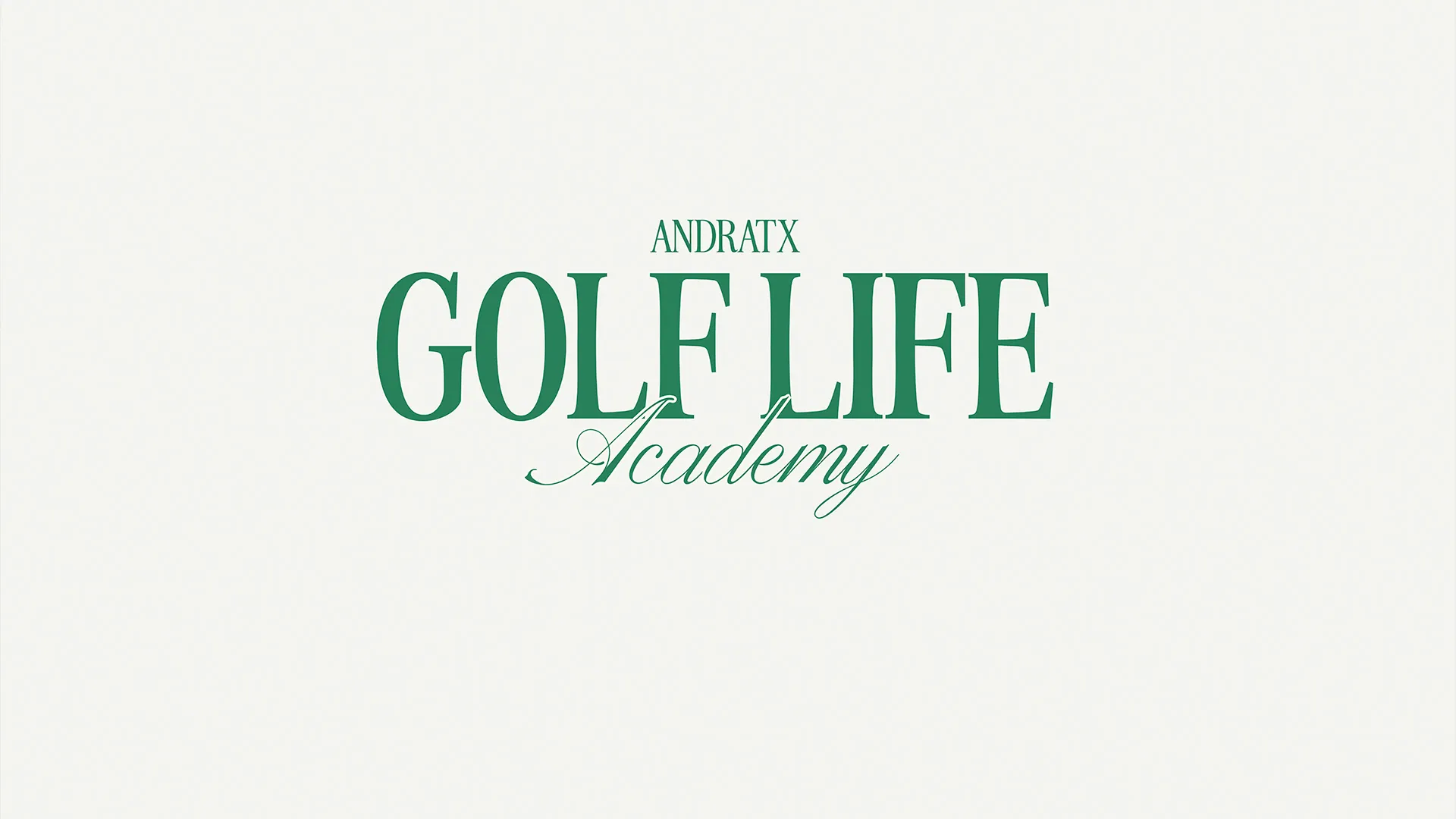 Branding Golf Life Academy Mallorca — identité visuelle par Indigo Estudio