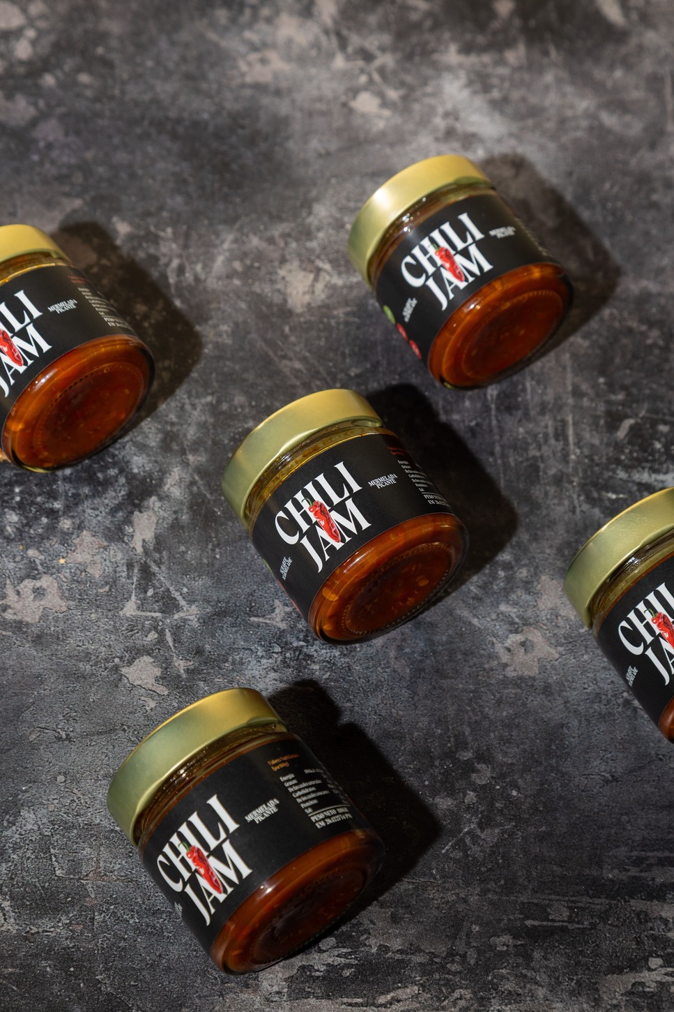 Produktfoto „Chili Jam“ – Fotoshooting von Steven Moreno für Indigo Estudio