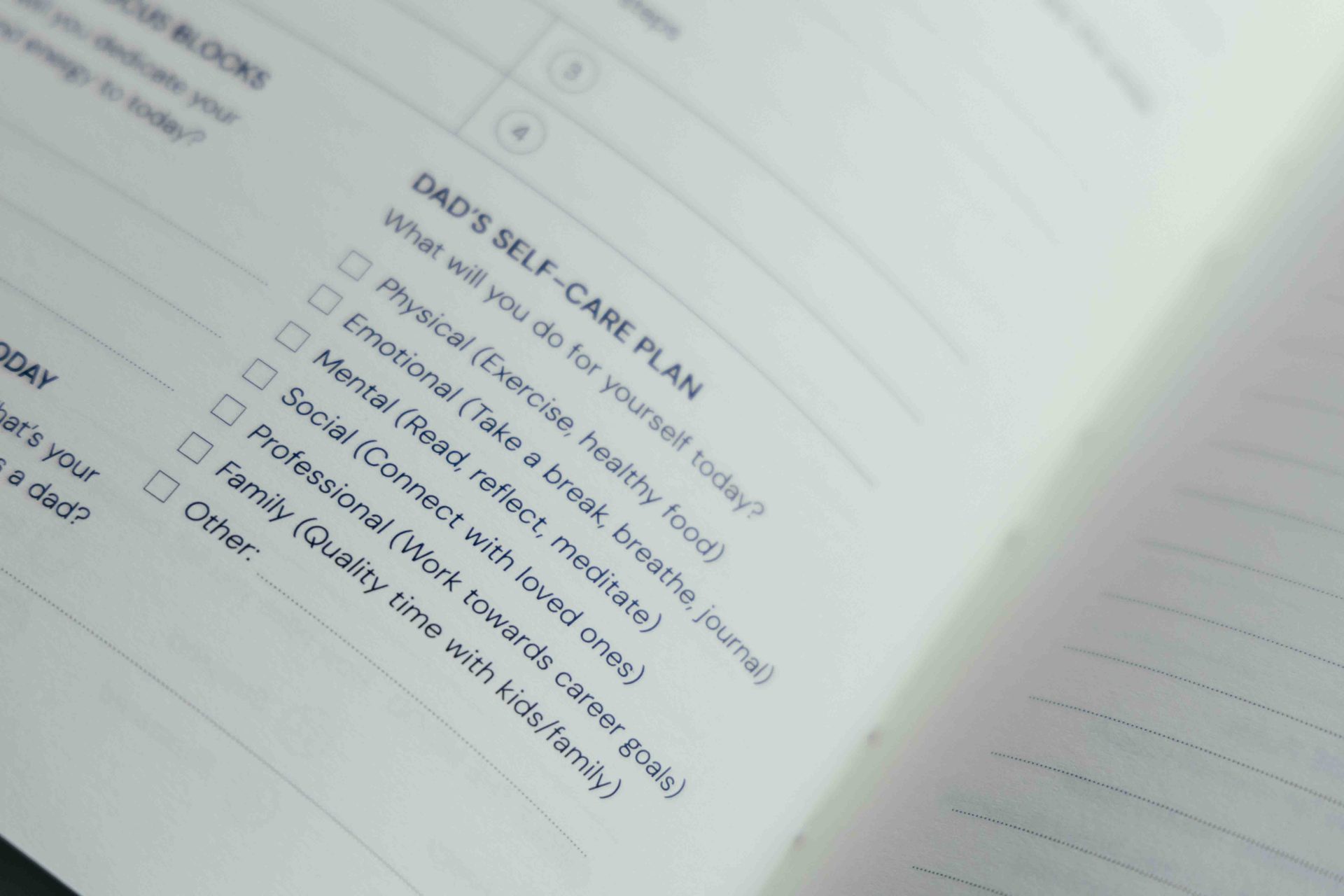 Coaching-Tagebuch für Eltern – Design und Layout von Indigo Estudio