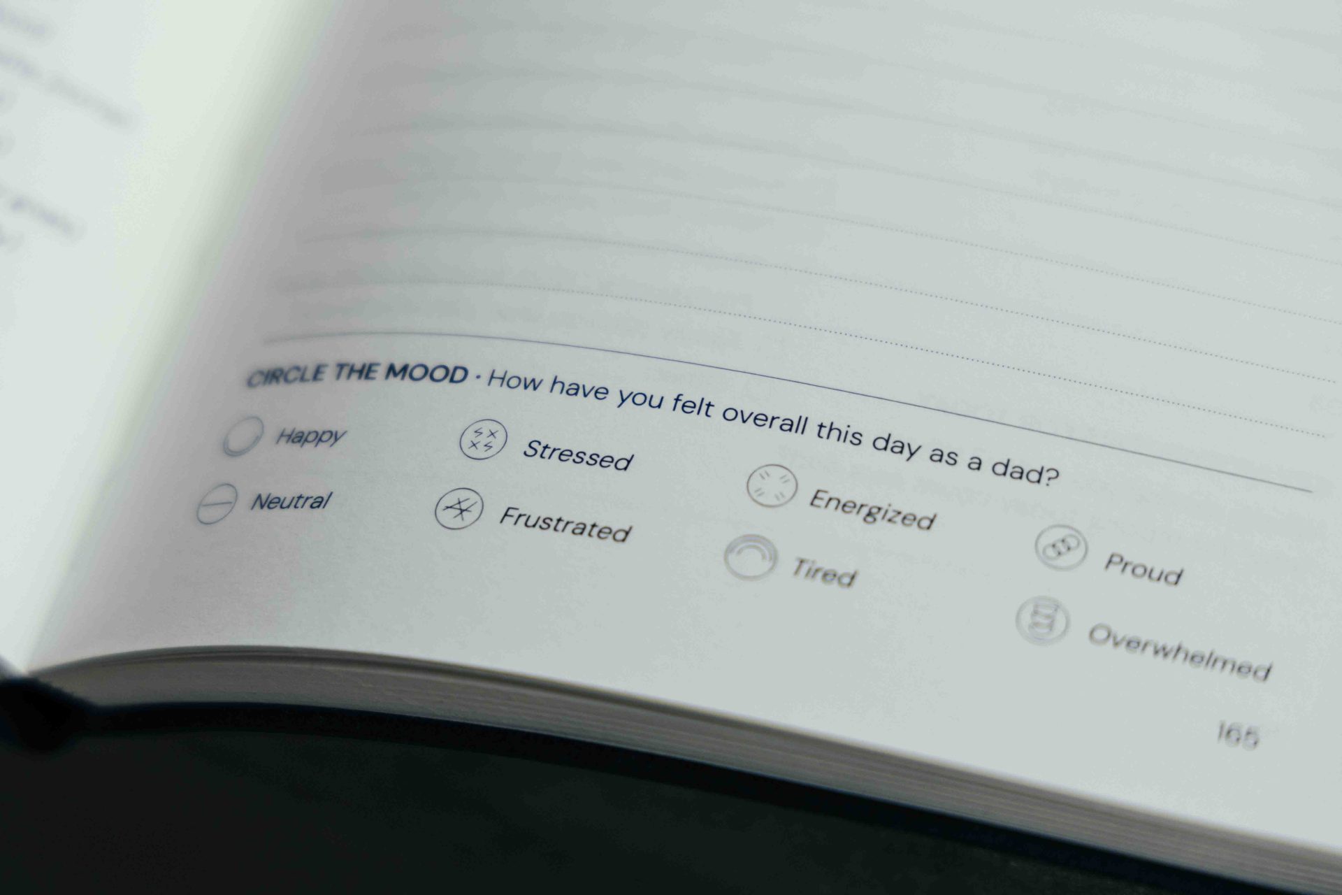 „Dad's Journal“ – Premium-Hardcover – Produktdesign für den Verlagsbereich von Indigo Estudio