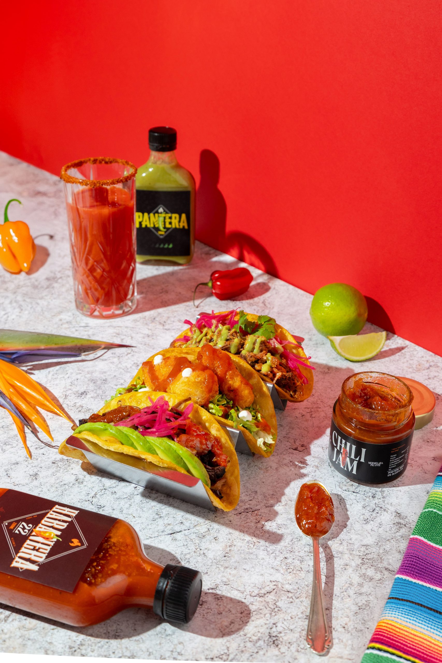 Produktfoto der Habanera-Sauce von Maxi's – Fotoshooting von Steven Moreno für Indigo Estudio