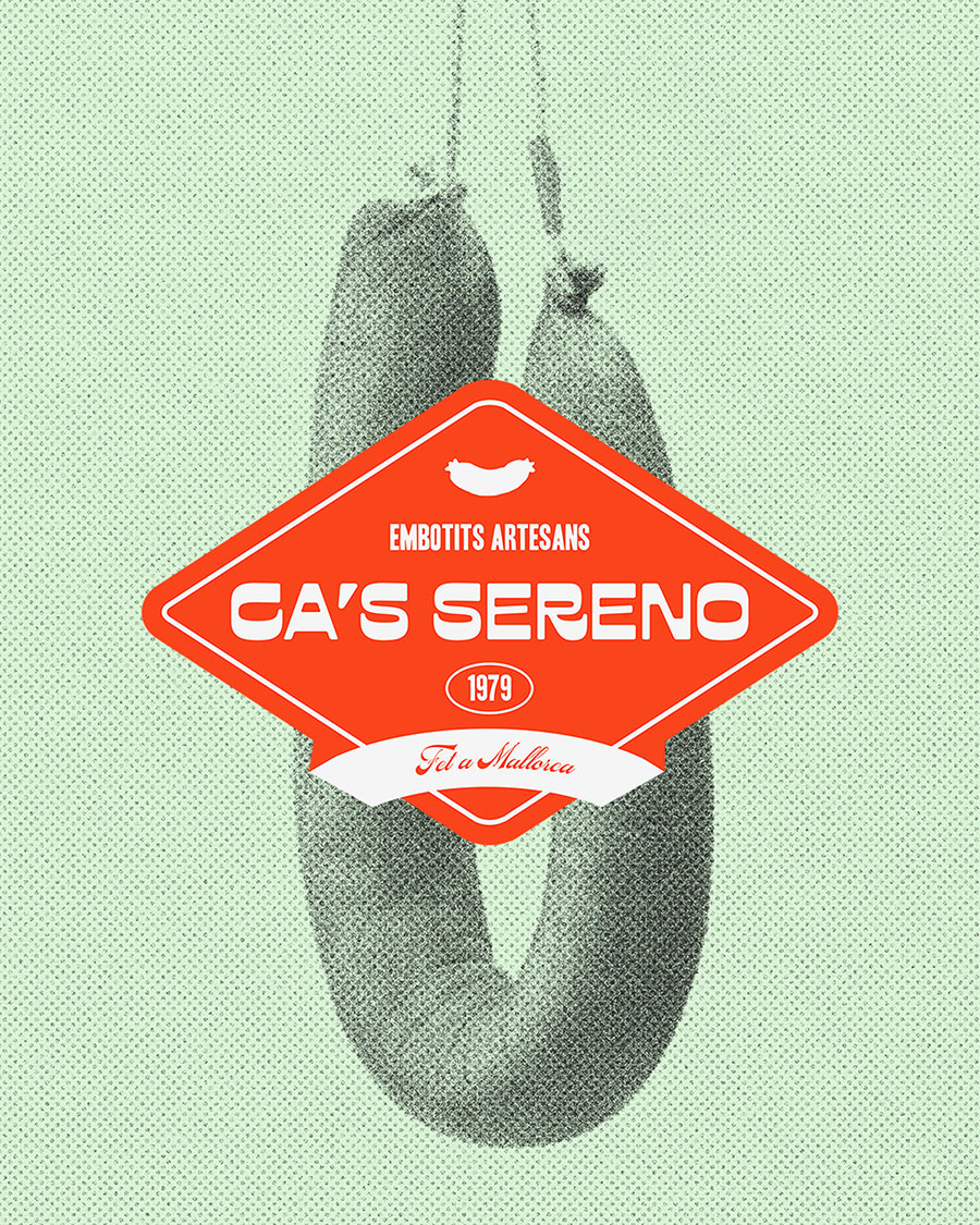 Rebranding von Ca's Sereno – handwerklich hergestellte Wurstwaren von Inca Mallorca — Indigo Estudio