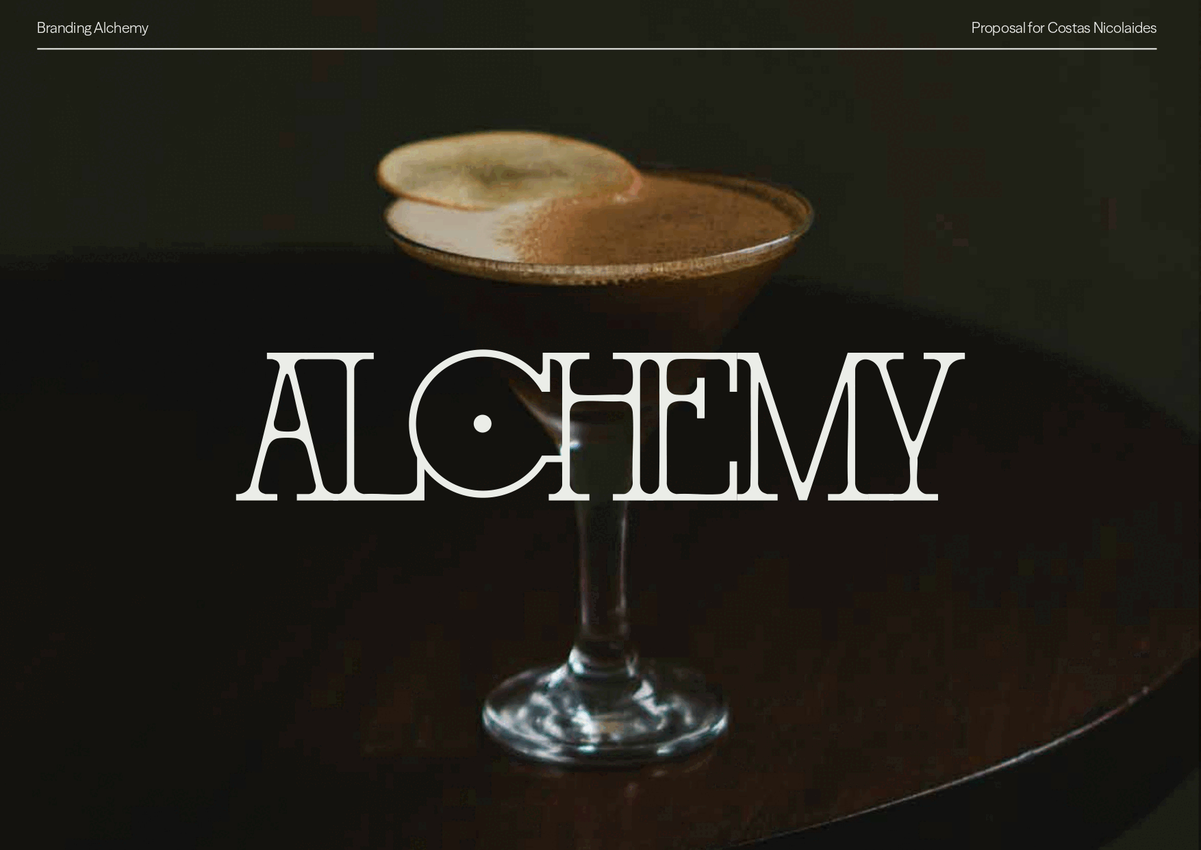 Rebranding der Alchemy Bartending School – Visuelle Identität von Indigo Estudio Mallorca
