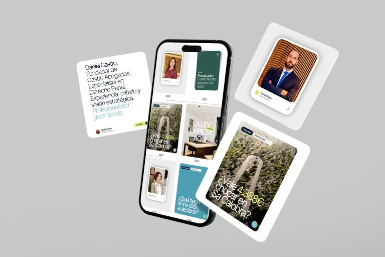 Castro Abogados – Grafikdesign, Webdesign, Social Media · Indigo Estudio, Mallorca
